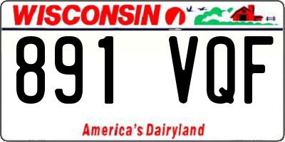 WI license plate 891VQF