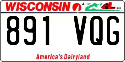 WI license plate 891VQG