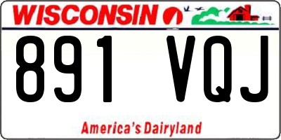 WI license plate 891VQJ