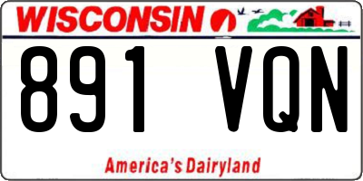 WI license plate 891VQN