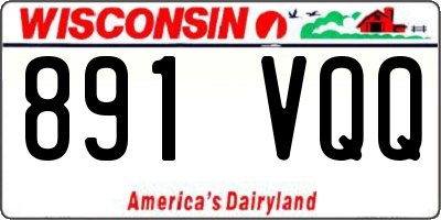 WI license plate 891VQQ