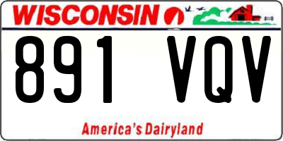 WI license plate 891VQV