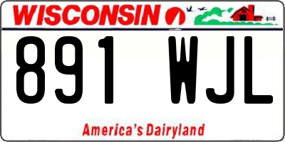 WI license plate 891WJL
