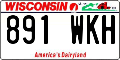WI license plate 891WKH