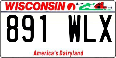 WI license plate 891WLX