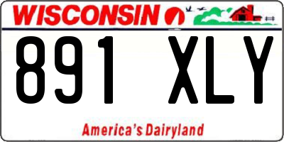 WI license plate 891XLY