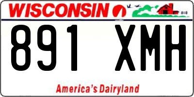 WI license plate 891XMH