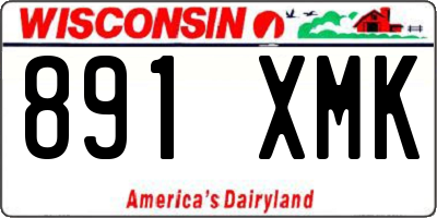 WI license plate 891XMK