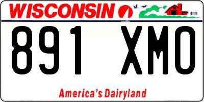 WI license plate 891XMO