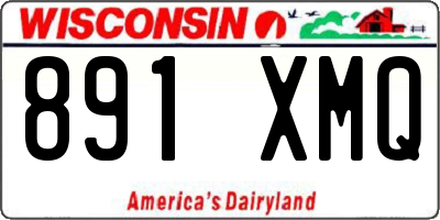 WI license plate 891XMQ