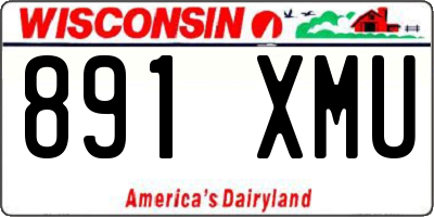 WI license plate 891XMU