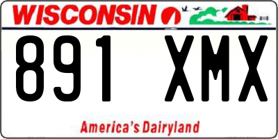 WI license plate 891XMX