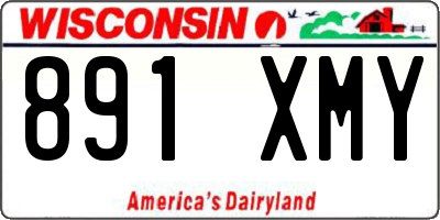 WI license plate 891XMY