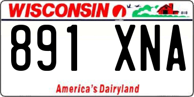 WI license plate 891XNA