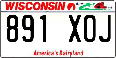 WI license plate 891XOJ