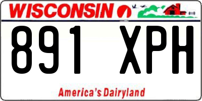 WI license plate 891XPH
