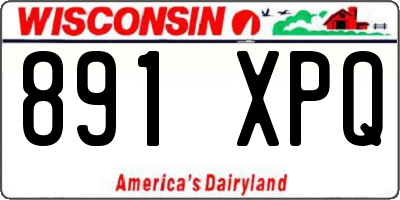WI license plate 891XPQ