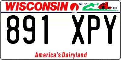 WI license plate 891XPY