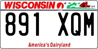 WI license plate 891XQM