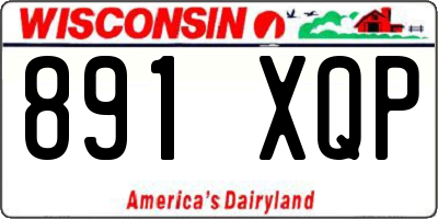 WI license plate 891XQP
