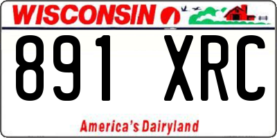 WI license plate 891XRC
