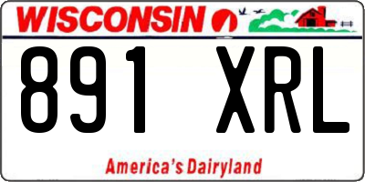 WI license plate 891XRL