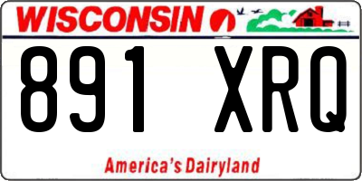 WI license plate 891XRQ