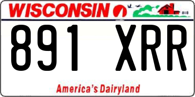WI license plate 891XRR