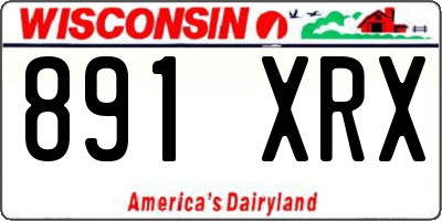 WI license plate 891XRX