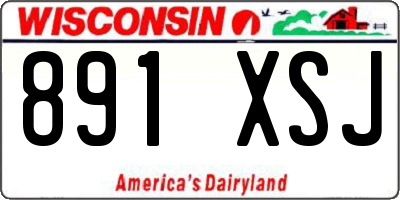 WI license plate 891XSJ