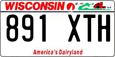 WI license plate 891XTH