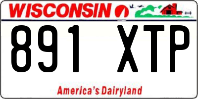 WI license plate 891XTP