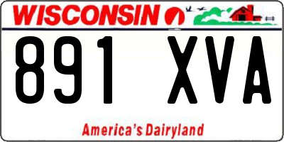 WI license plate 891XVA