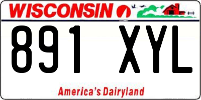 WI license plate 891XYL