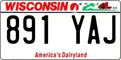 WI license plate 891YAJ