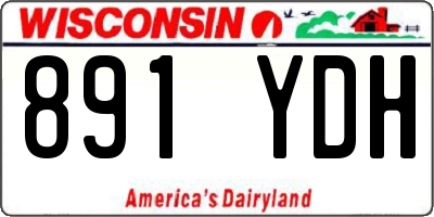 WI license plate 891YDH