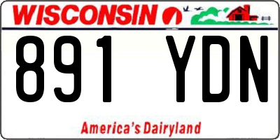 WI license plate 891YDN