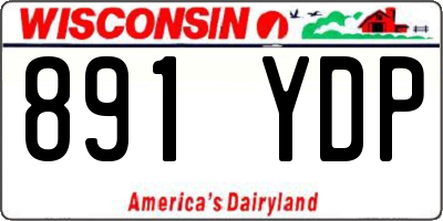 WI license plate 891YDP