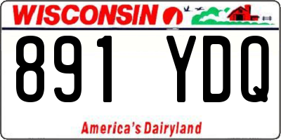 WI license plate 891YDQ