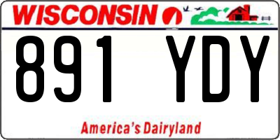 WI license plate 891YDY