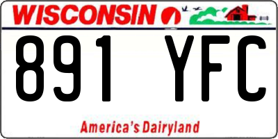 WI license plate 891YFC