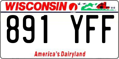 WI license plate 891YFF