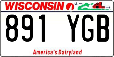 WI license plate 891YGB