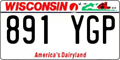 WI license plate 891YGP