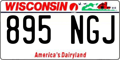 WI license plate 895NGJ