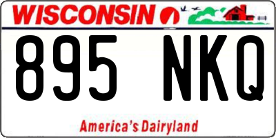 WI license plate 895NKQ