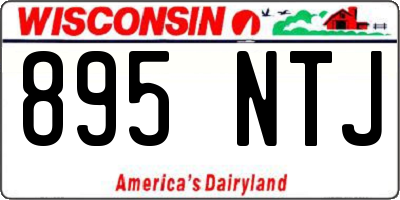 WI license plate 895NTJ
