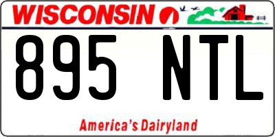 WI license plate 895NTL
