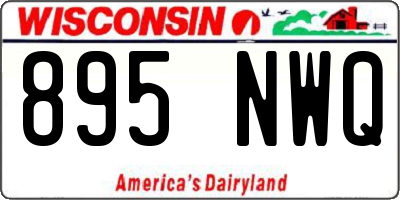 WI license plate 895NWQ