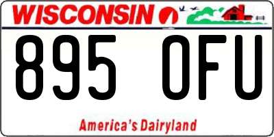WI license plate 895OFU